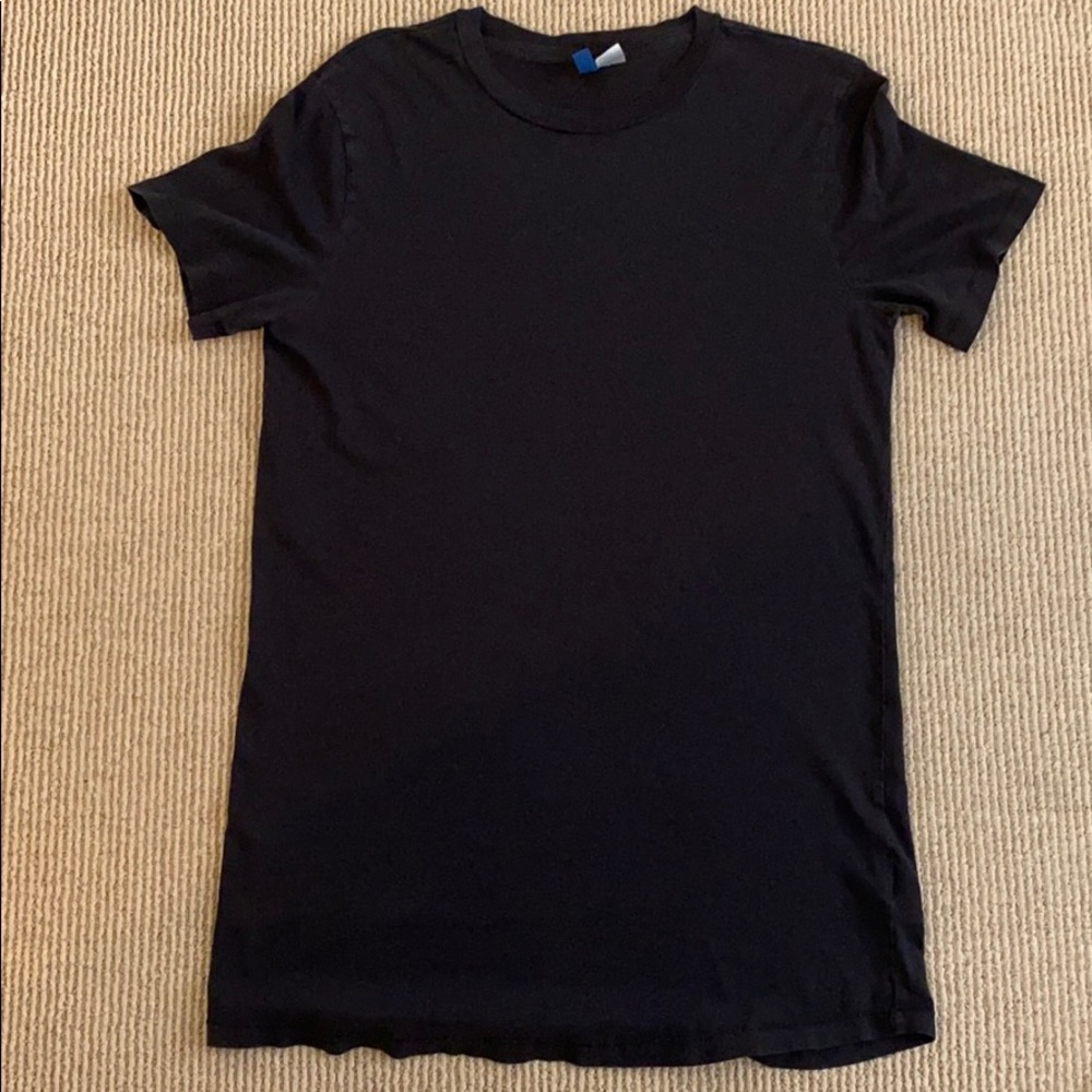Divided lone line bleach splatter t shirt